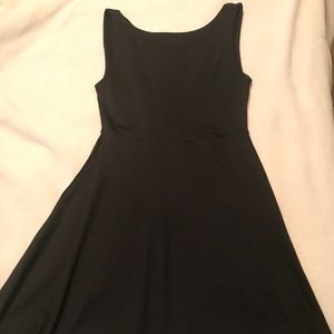 H&M black rayon dress
